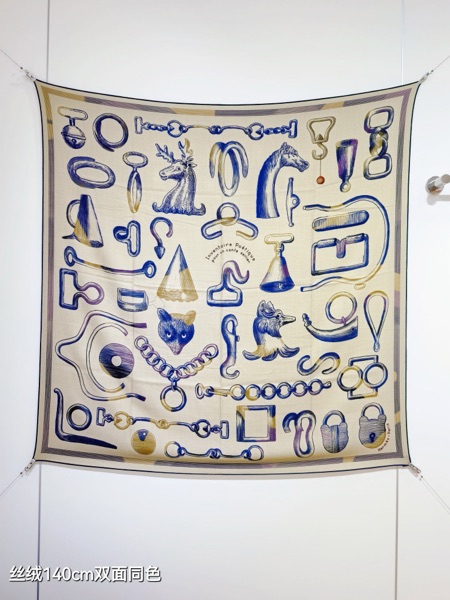 Hermes Silk Scarf-103